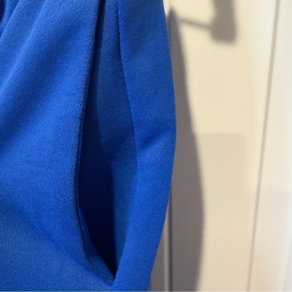 2-Piece Royal Blue Active Set Short Sleeve Sweater Top and Shorts Set Two Piece - Picture 5 of 7